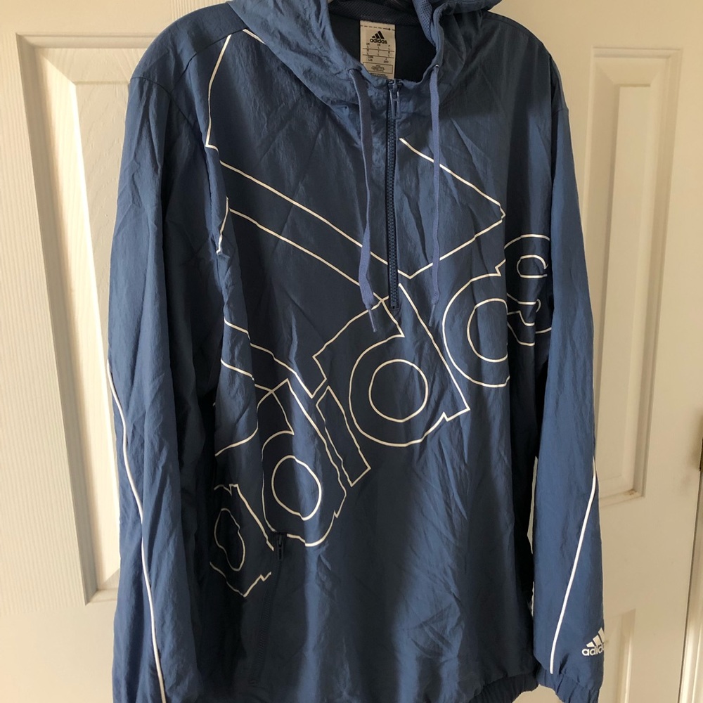 Adidas Windbreaker Pullover Jacket - image 3